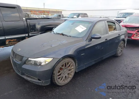 2006 BMW 325I from USA, damaged, VIN WBAVB13556KX48847
